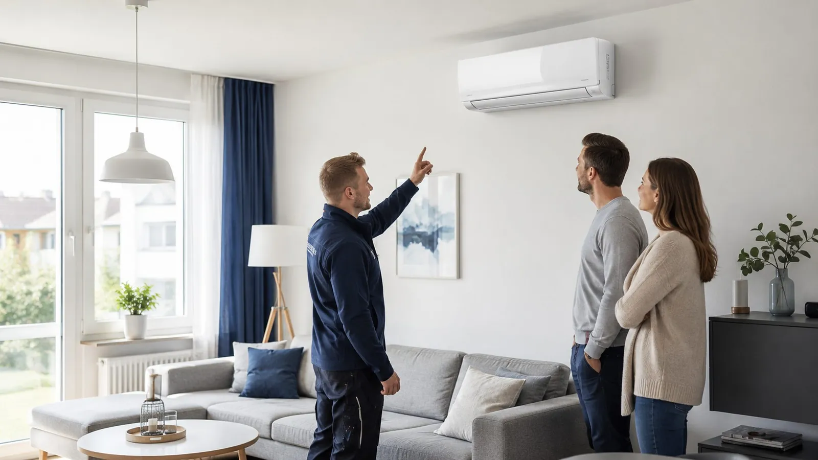 Klimaanlage Wohnzimmer Innengerät