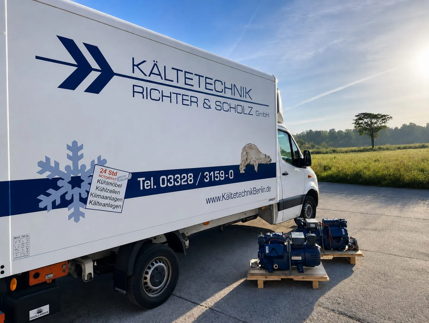 Kältetechnik Potsdam Servicefahrzeug